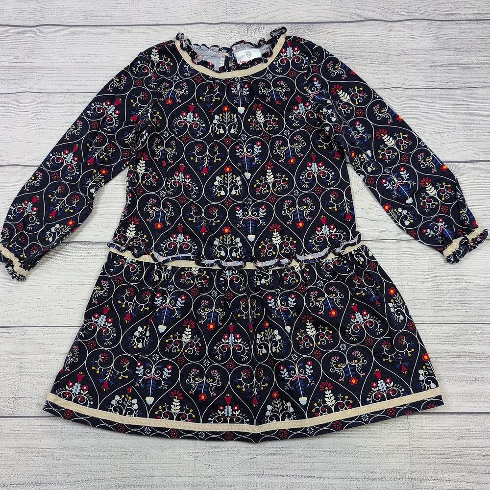 5 Hanna Andersson Floral Heart Ruffle Dress